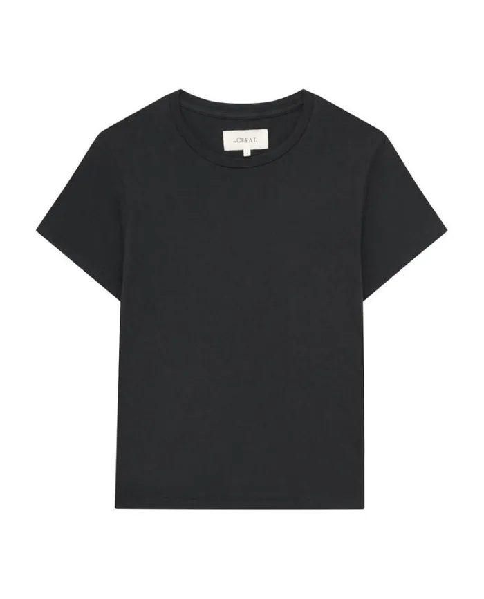Tops Women039s The Great The Little Tee Almost Black