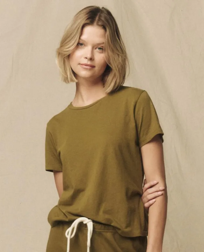 Tops Women039s The Great The Little Tee Fir Green