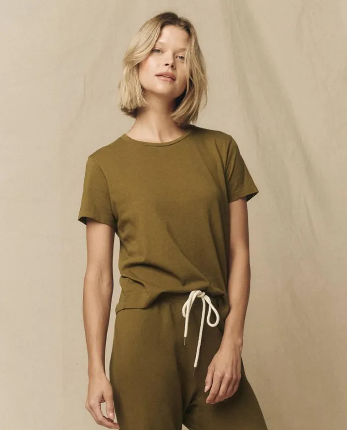 Tops Women039s The Great The Little Tee Fir Green