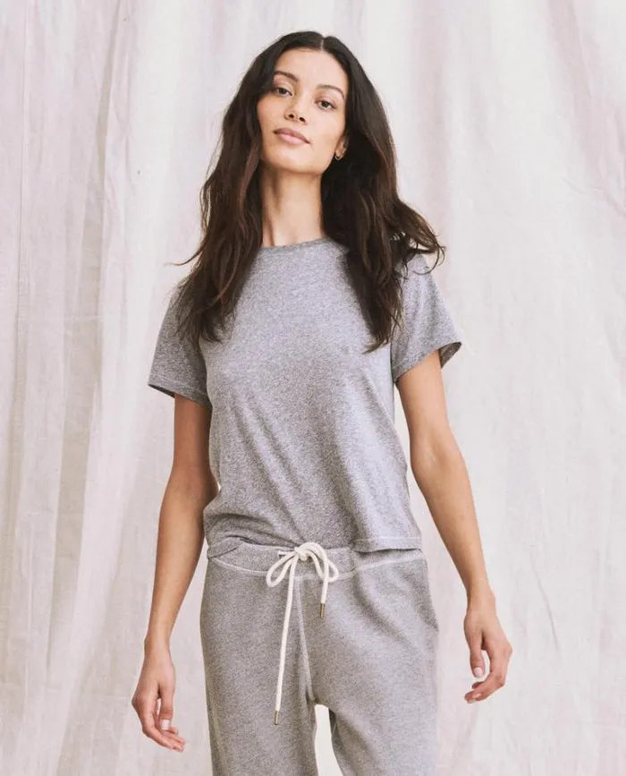 Tops Women039s The Great The Little Tee Heather Grey