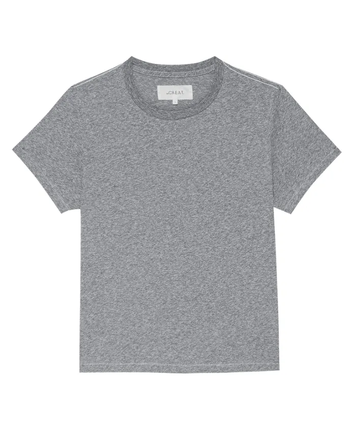 Tops Women039s The Great The Little Tee Heather Grey