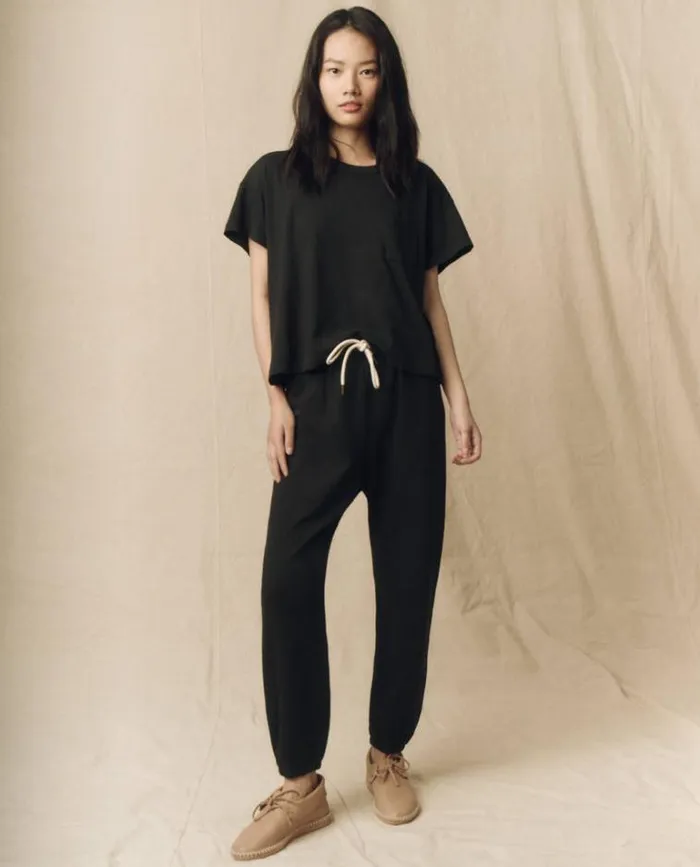 Tops Women039s The Great The Pocket Tee Almost Black