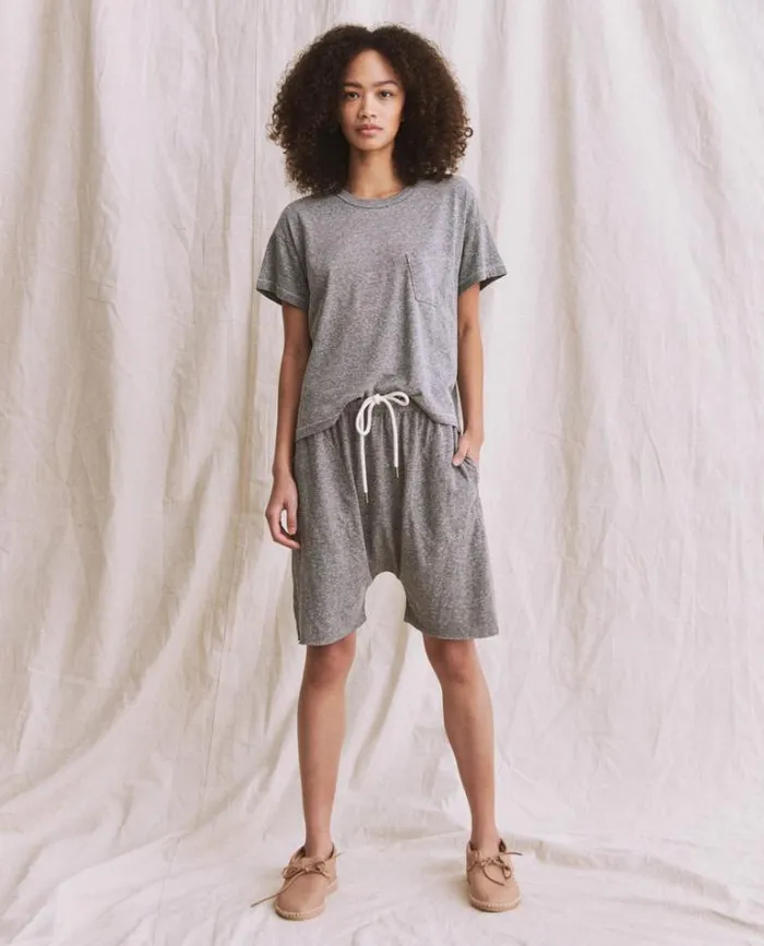 Tops Women039s The Great The Pocket Tee Heather Grey