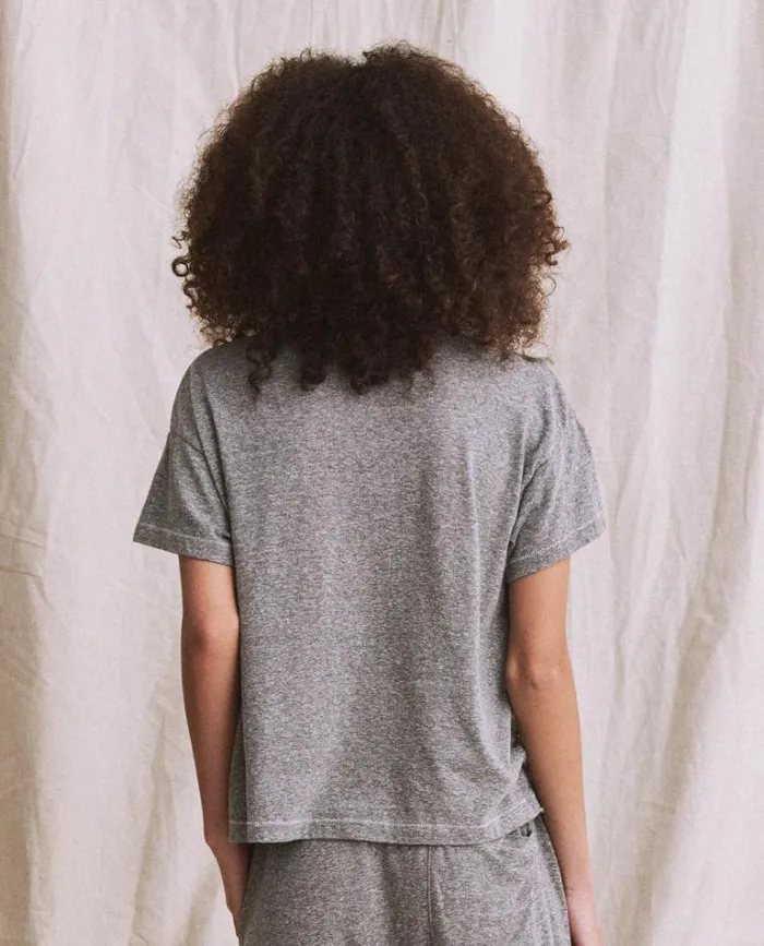 Tops Women039s The Great The Pocket Tee Heather Grey