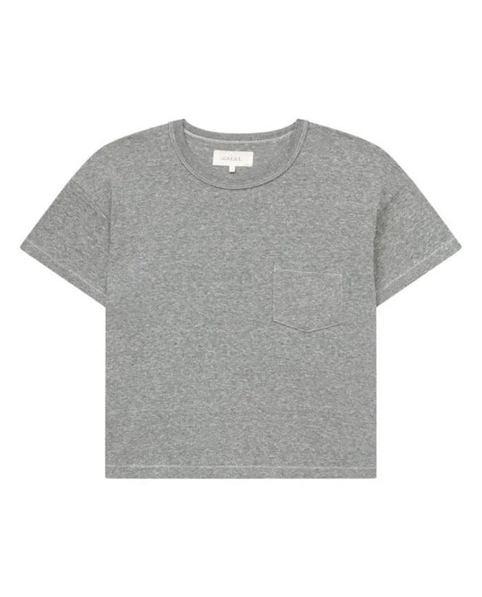 Tops Women039s The Great The Pocket Tee Heather Grey