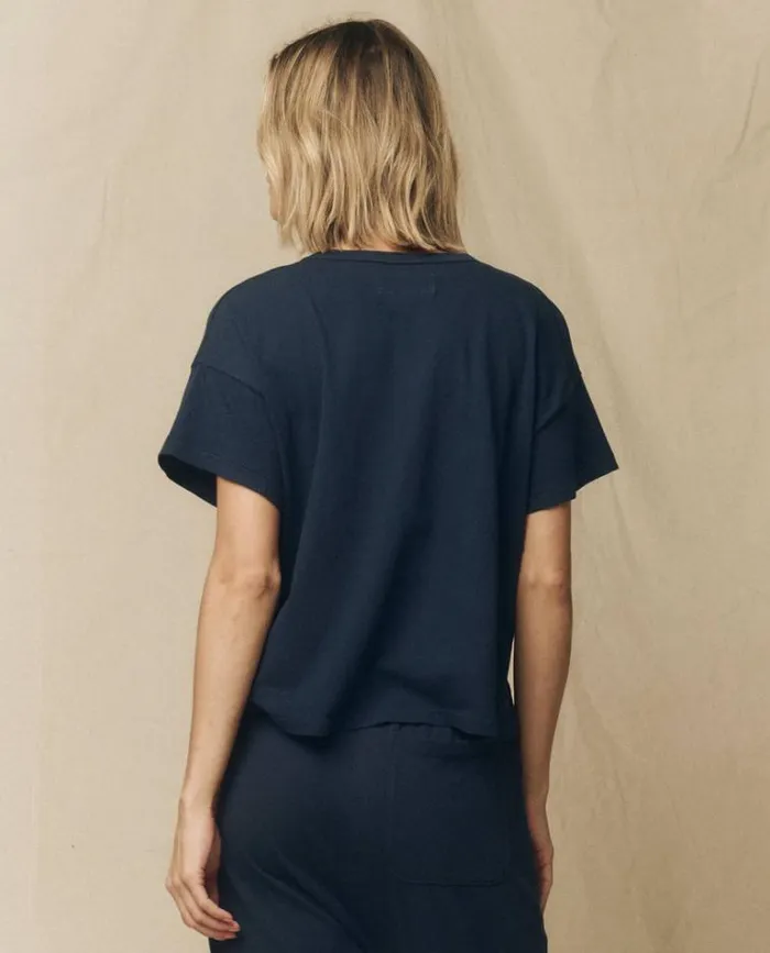 Tops Women039s The Great The Pocket Tee True Navy