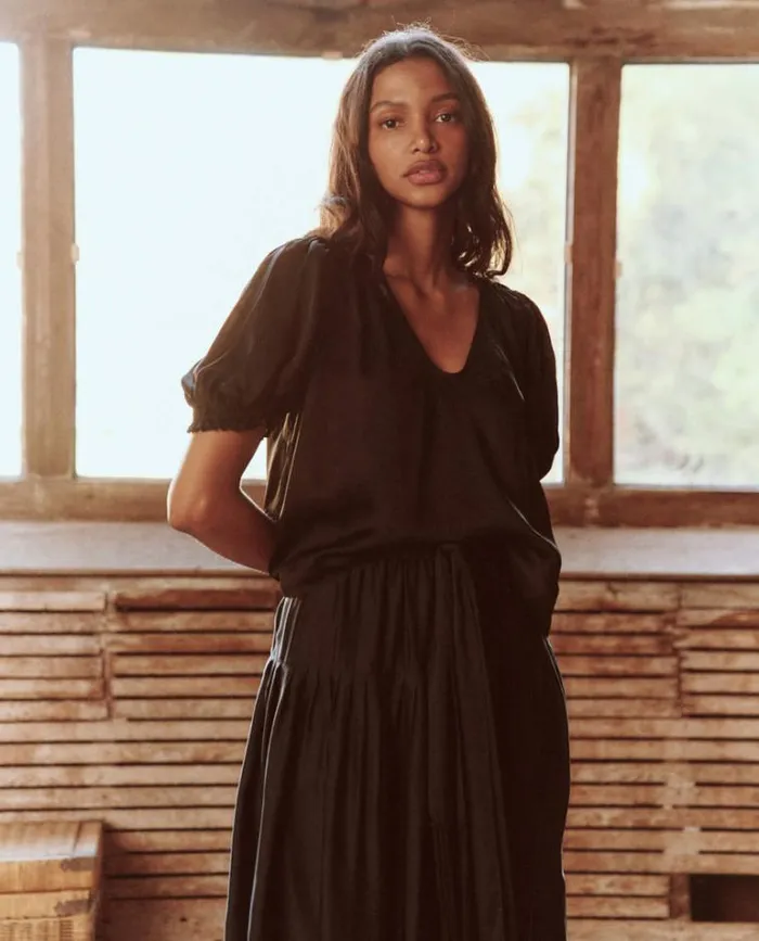 Tops Women039s The Great The Ponder Top Black