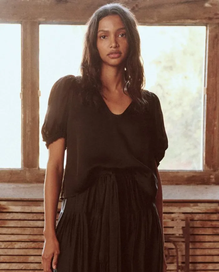 Tops Women039s The Great The Ponder Top Black