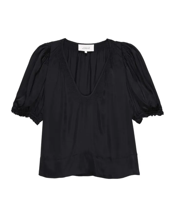 Tops Women039s The Great The Ponder Top Black