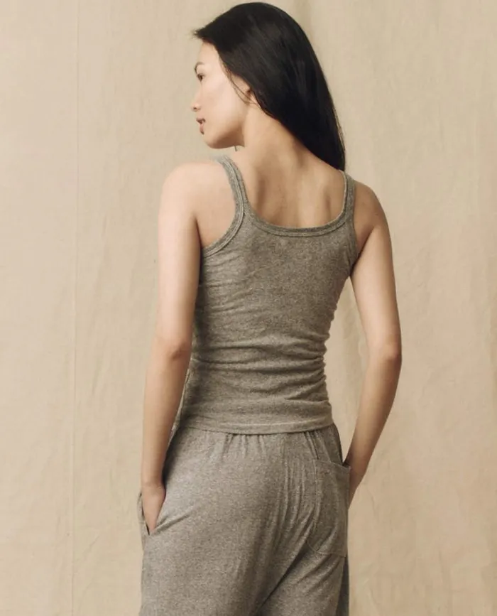 Tops Women039s The Great The Slim Tank Heather Grey