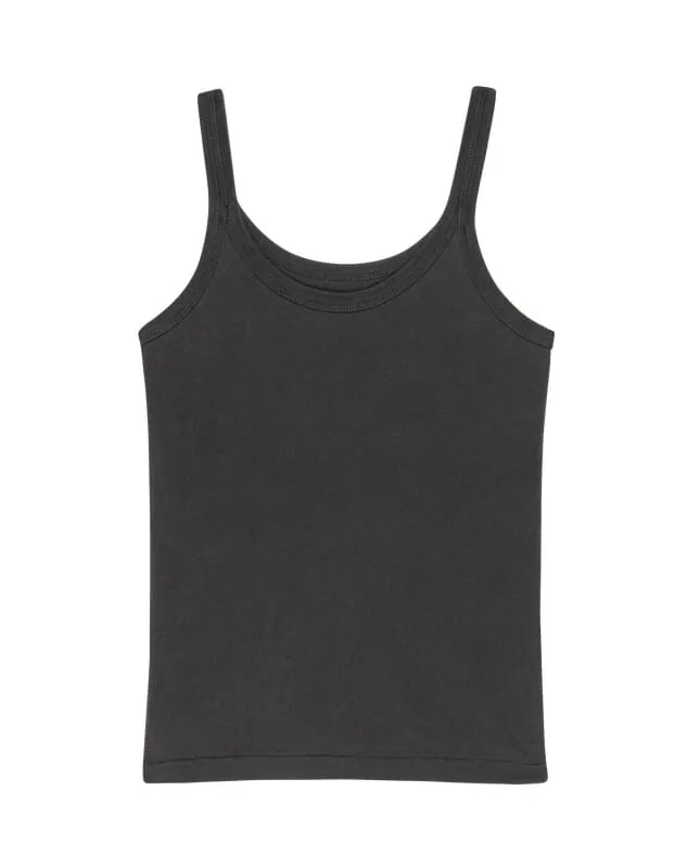 Tops Women039s The Great The Slim Tank Washed Black