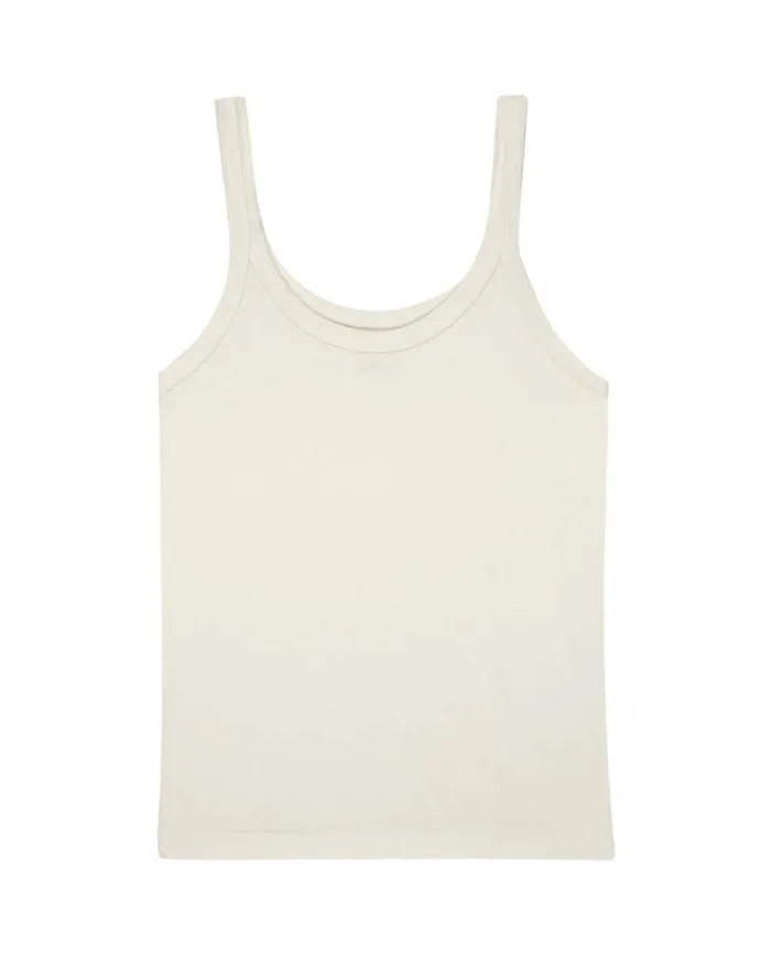 Tops Women039s The Great The Slim Tank Washed White