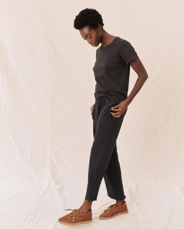 Tops Women039s The Great The Slim Tee Almost Black