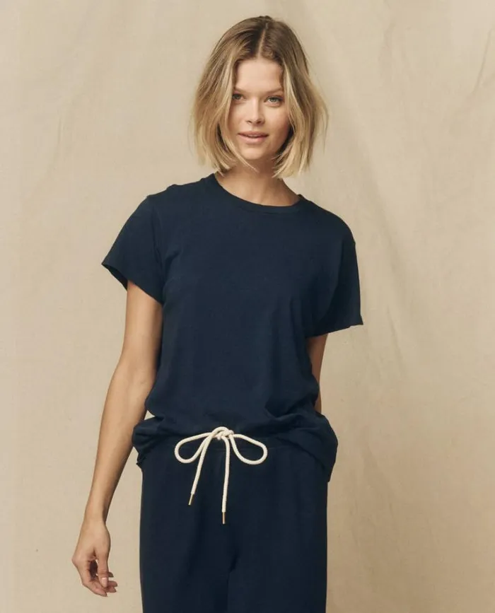 Tops Women039s The Great The Slim Tee True Navy