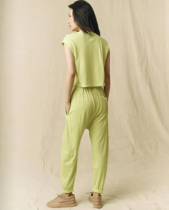Tops Women039s The Great The Square Tee Lime Zest