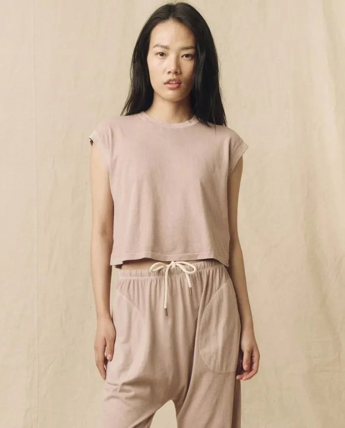 Tops Women039s The Great The Square Tee Soft Lilac