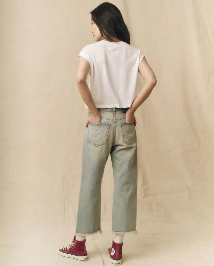 Tops Women039s The Great The Square Tee True White