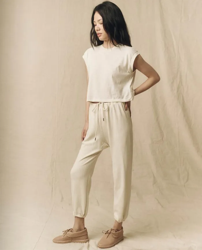 Tops Women039s The Great The Square Tee Washed White
