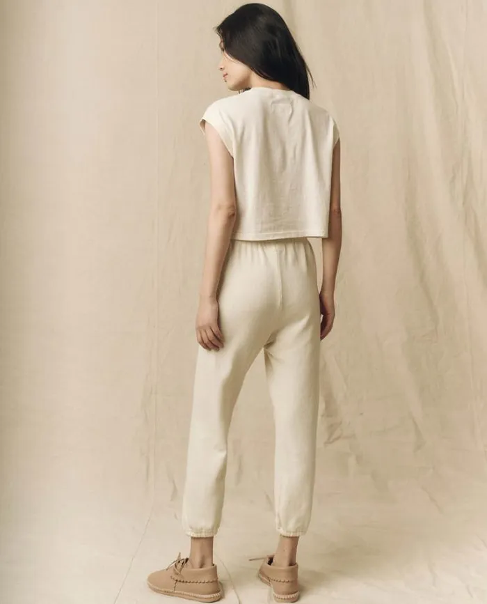 Tops Women039s The Great The Square Tee Washed White
