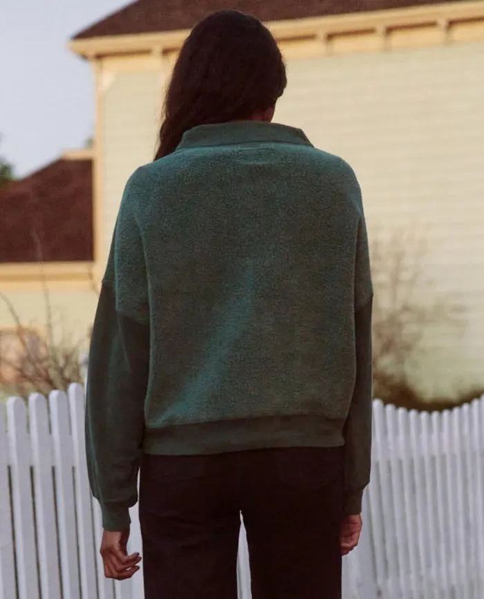 Tops Women039s The Great The Trail Sweatshirt Green Grove