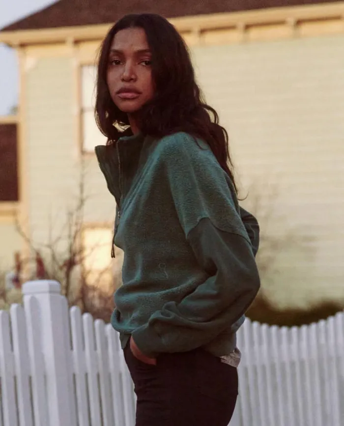 Tops Women039s The Great The Trail Sweatshirt Green Grove