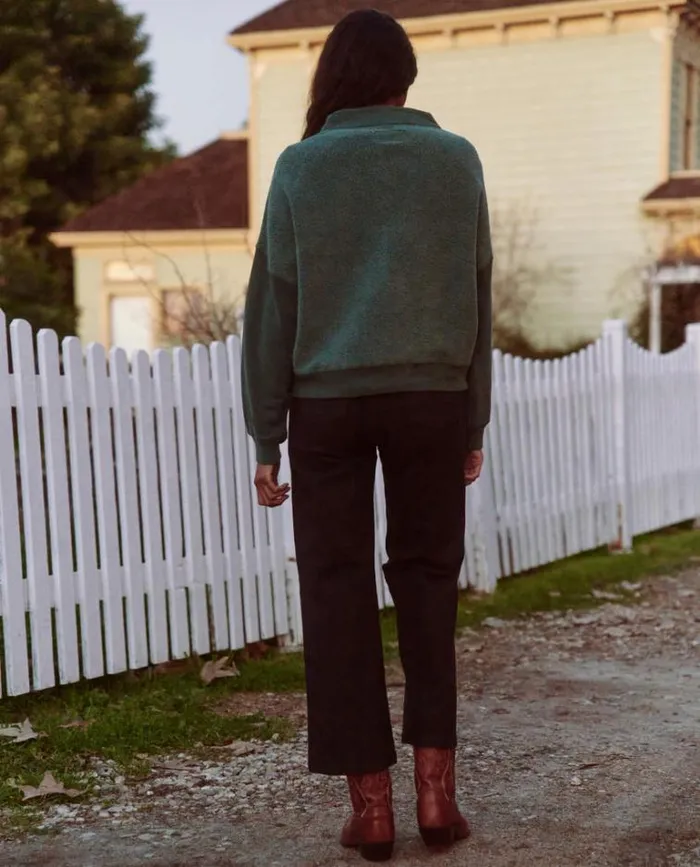 Tops Women039s The Great The Trail Sweatshirt Green Grove