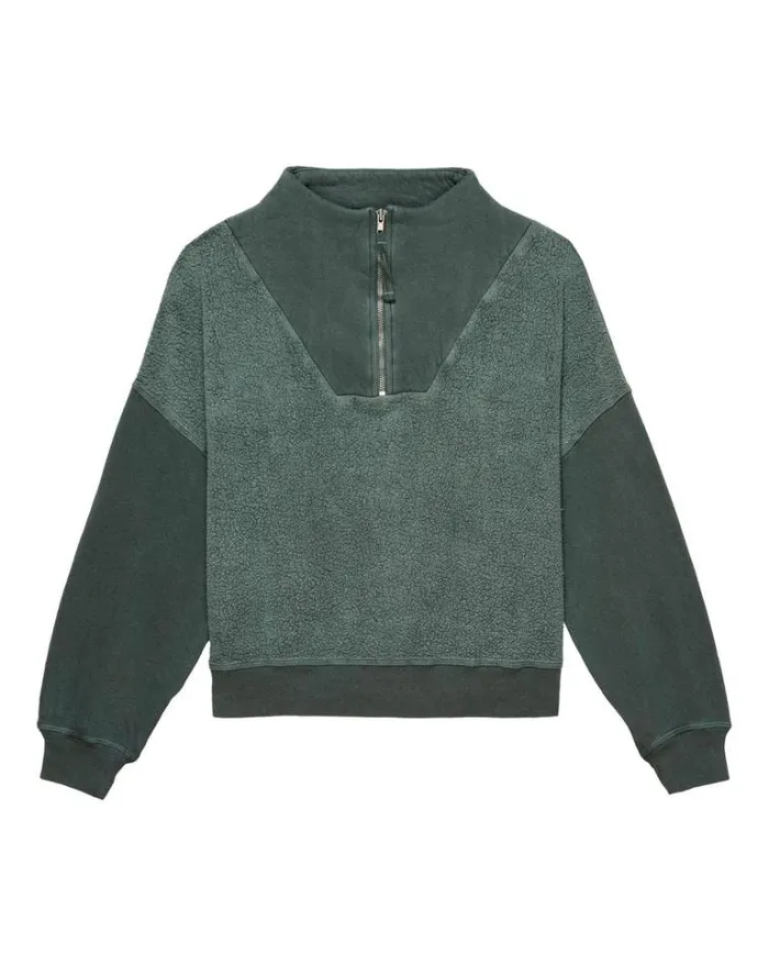 Tops Women039s The Great The Trail Sweatshirt Green Grove