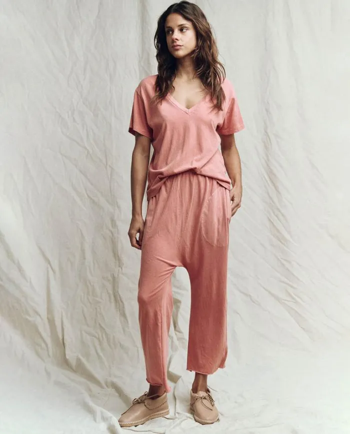 Tops Women039s The Great The VNeck Tee Rose