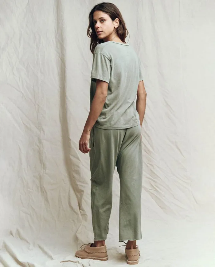 Tops Women039s The Great The VNeck Tee Sweetgrass