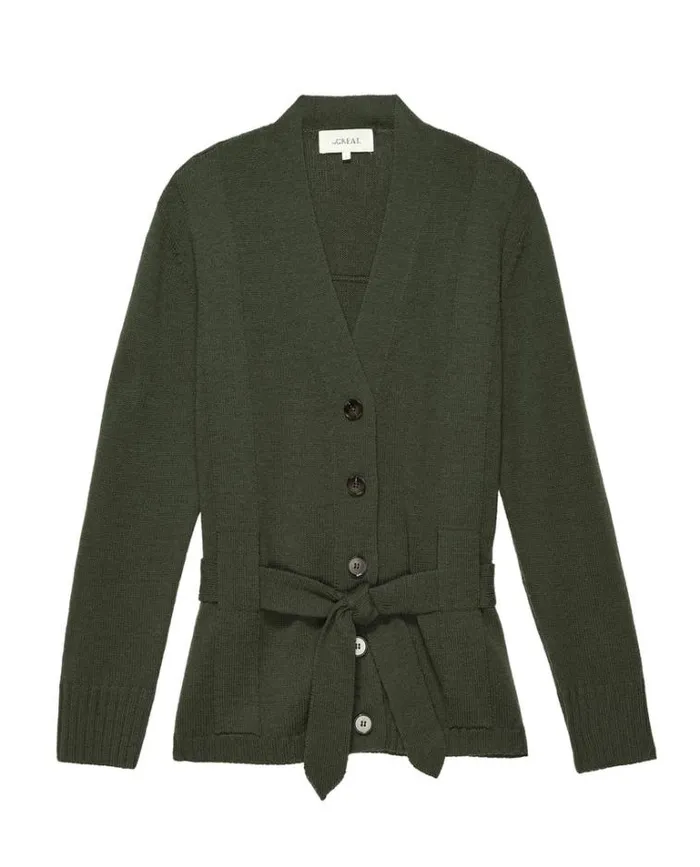 Tops Women039s The Great The Wayward Cardigan Cypress