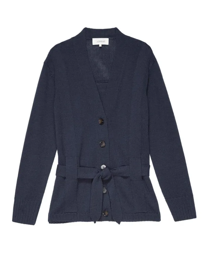 Tops Women039s The Great The Wayward Cardigan Navy