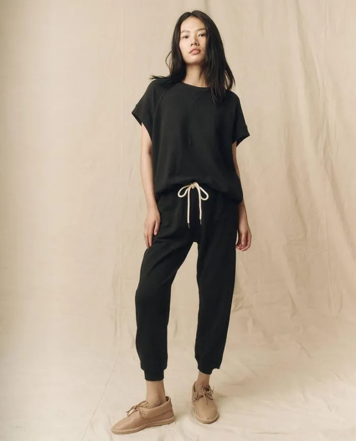 Tops Women039s The Great The Wedge Sweatshirt Almost Black