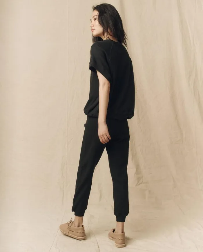 Tops Women039s The Great The Wedge Sweatshirt Almost Black