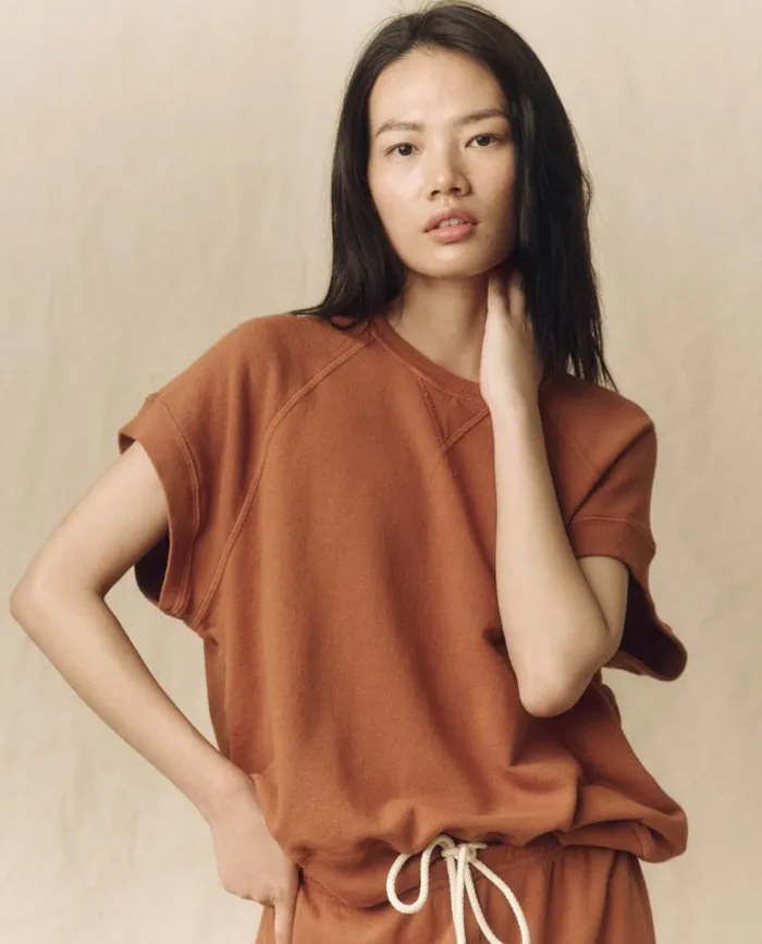 Tops Women039s The Great The Wedge Sweatshirt Canyon