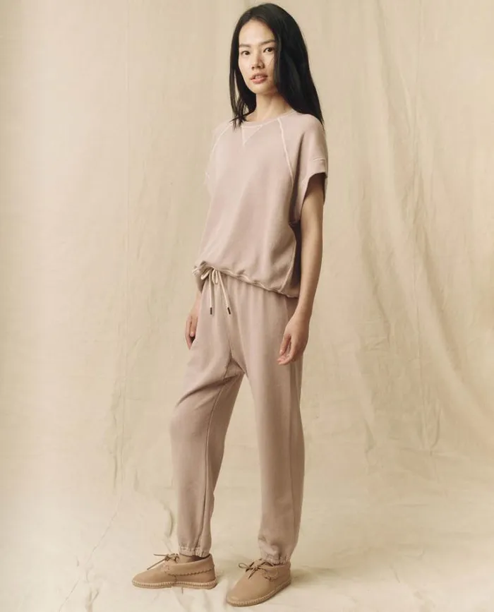 Tops Women039s The Great The Wedge Sweatshirt Soft Lilac