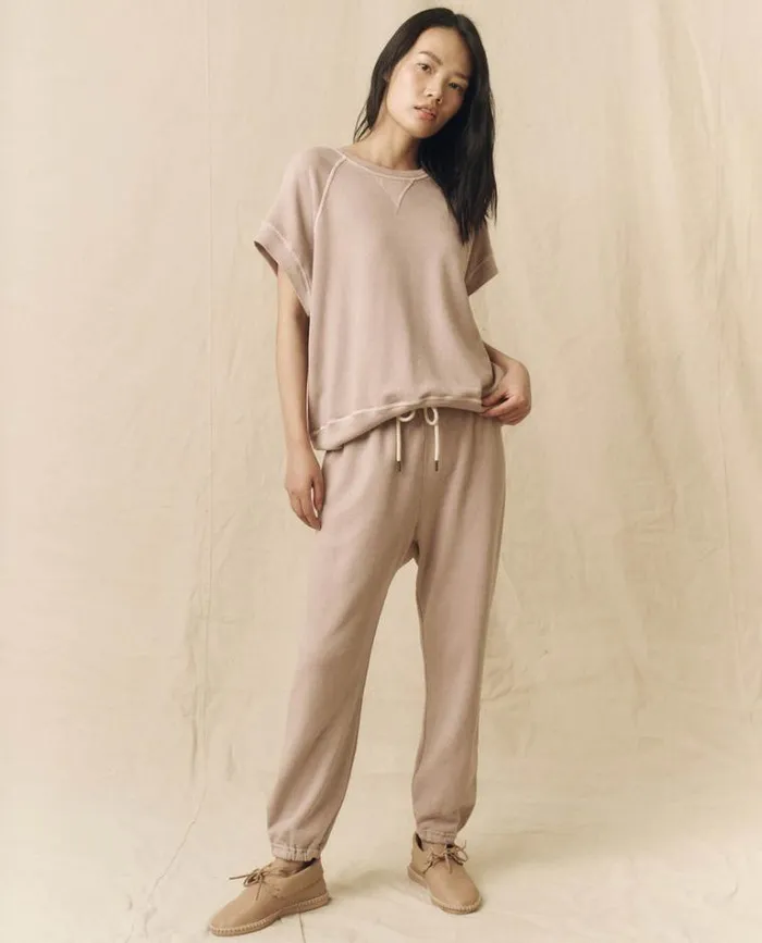 Tops Women039s The Great The Wedge Sweatshirt Soft Lilac