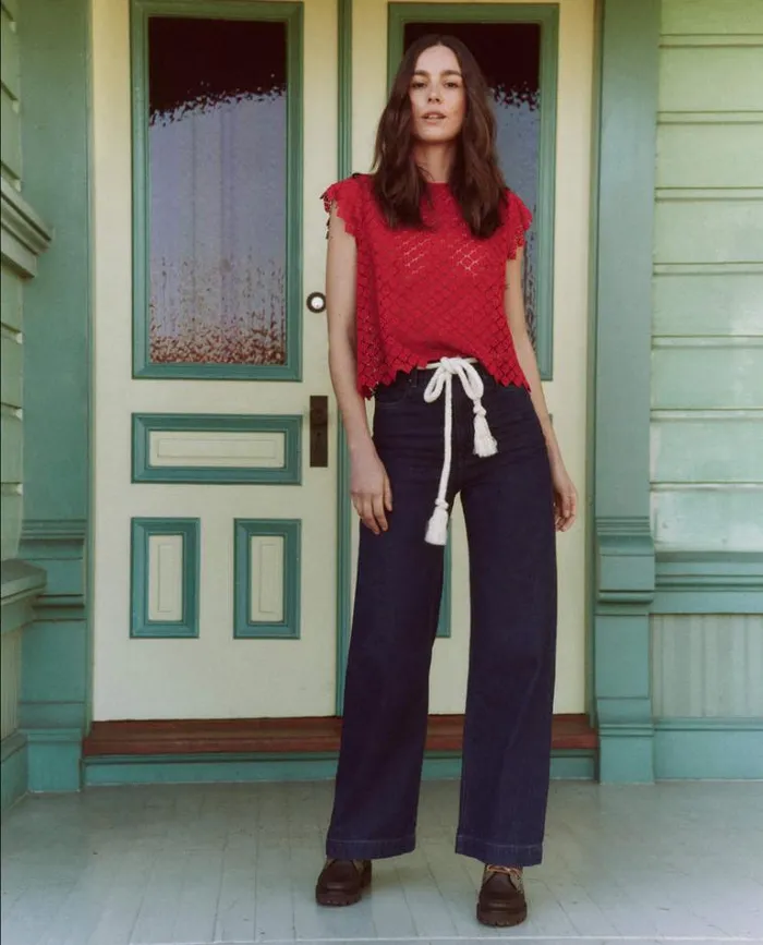 Tops Women039s The Great The Wing Top Garnet