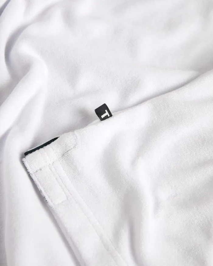 Towelling Revere Collar Polo Shirt White Men Ted Baker Clothing Towelling Revere Collar Polo Shirt White Men Ted Baker Clothing