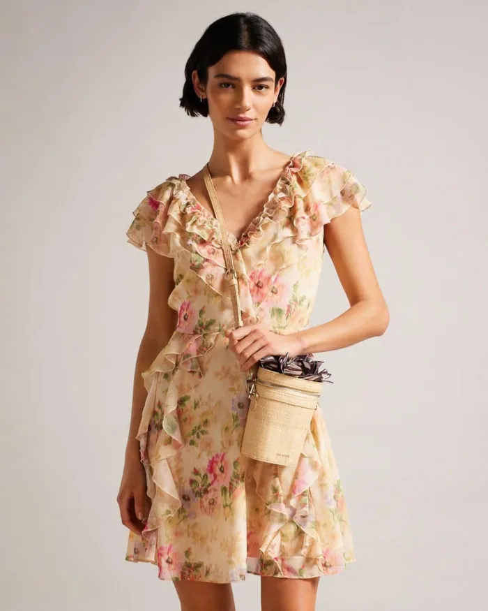Tulip Crossbody Bag Natural Women Ted Baker Bags