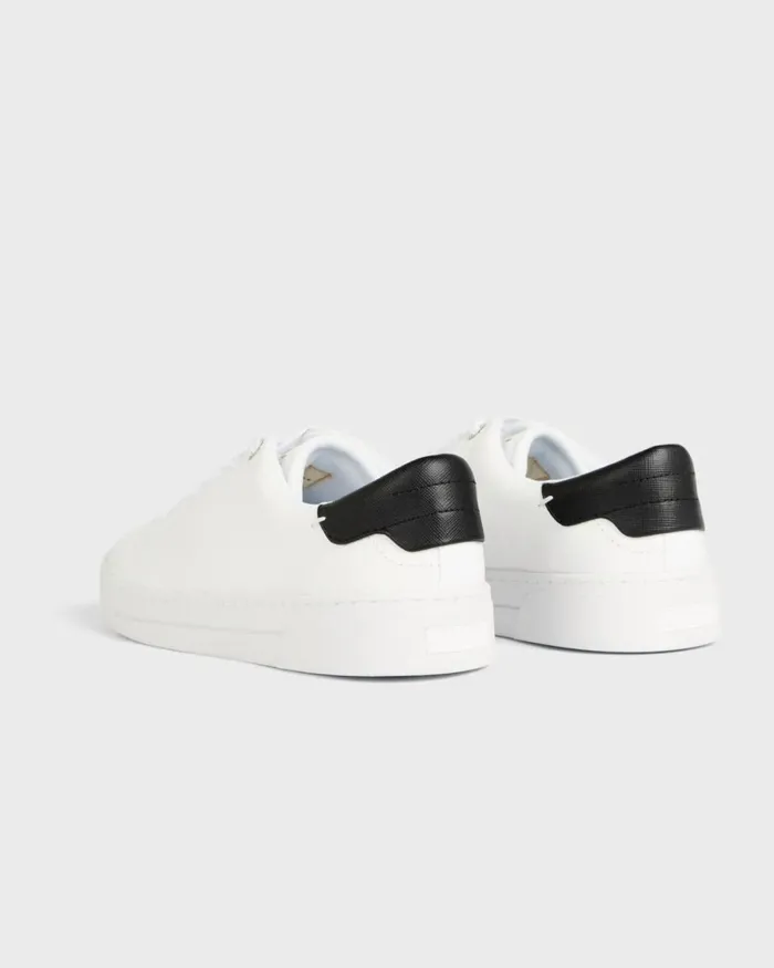 Tumbled Leather Trainers WhiteBlack Women Ted Baker Sneakers