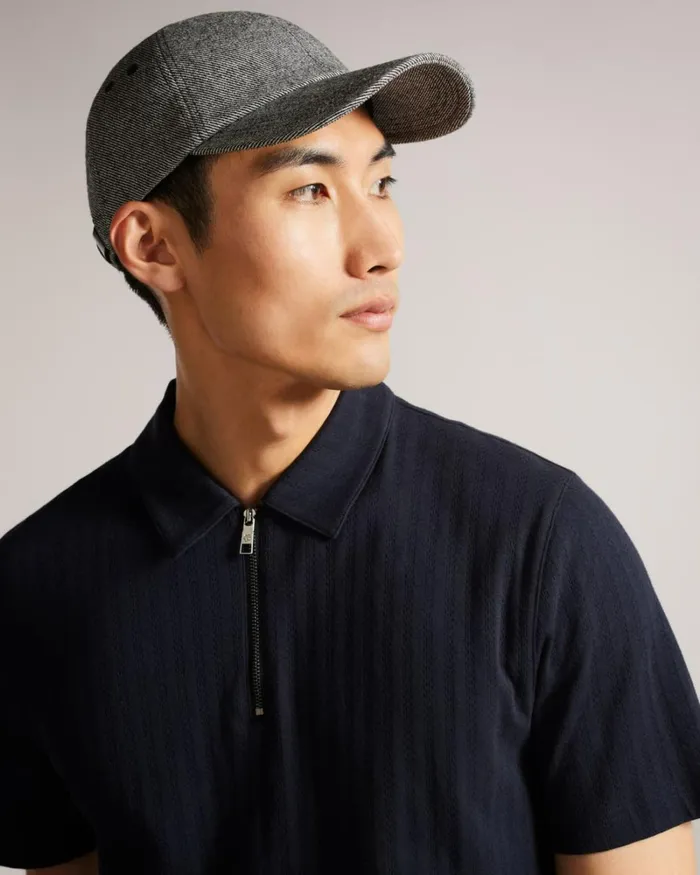 Tweed Baseball Cap Gray Men Ted Baker Hats and Caps Tweed Baseball Cap Gray Men Ted Baker Hats and Caps