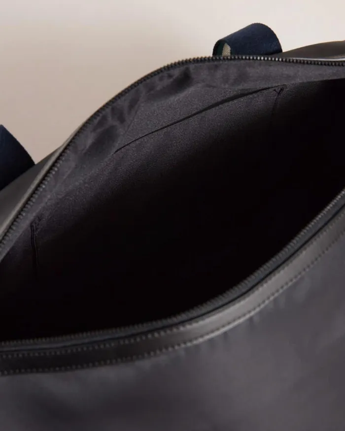 Twill Retro Sport Holdall Black Men Ted Baker Duffel Bags