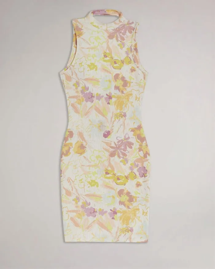 Twist Back Bodycon White Women Ted Baker Dresses Twist Back Bodycon White Women Ted Baker Dresses