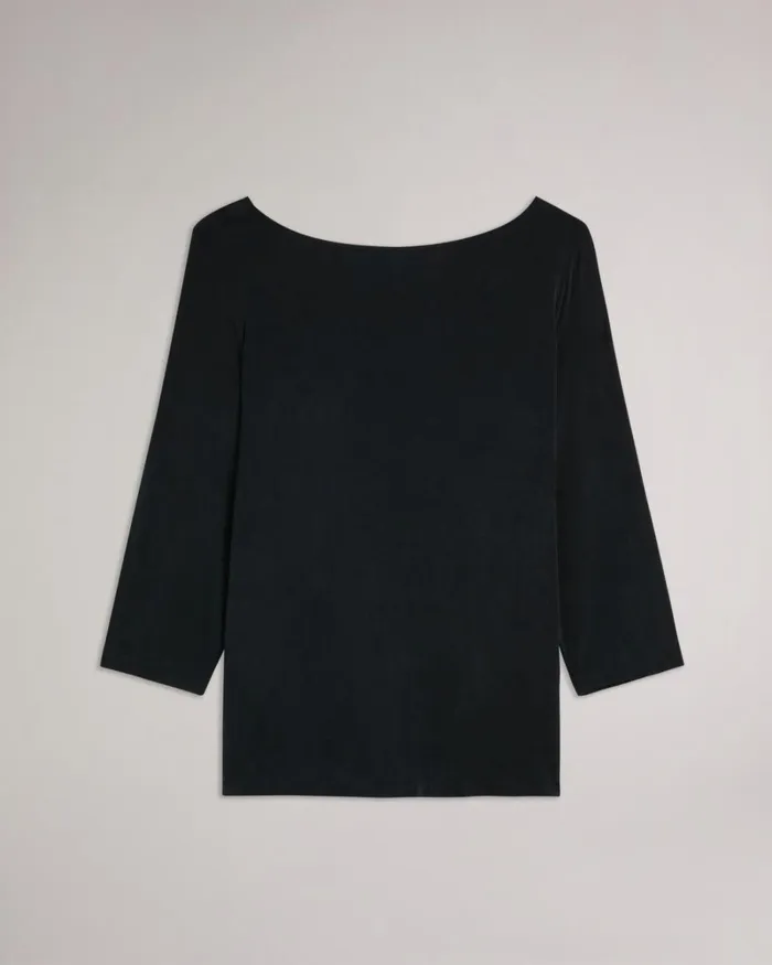 Twist Back Jersey Top Black Women Ted Baker Tops and TShirts