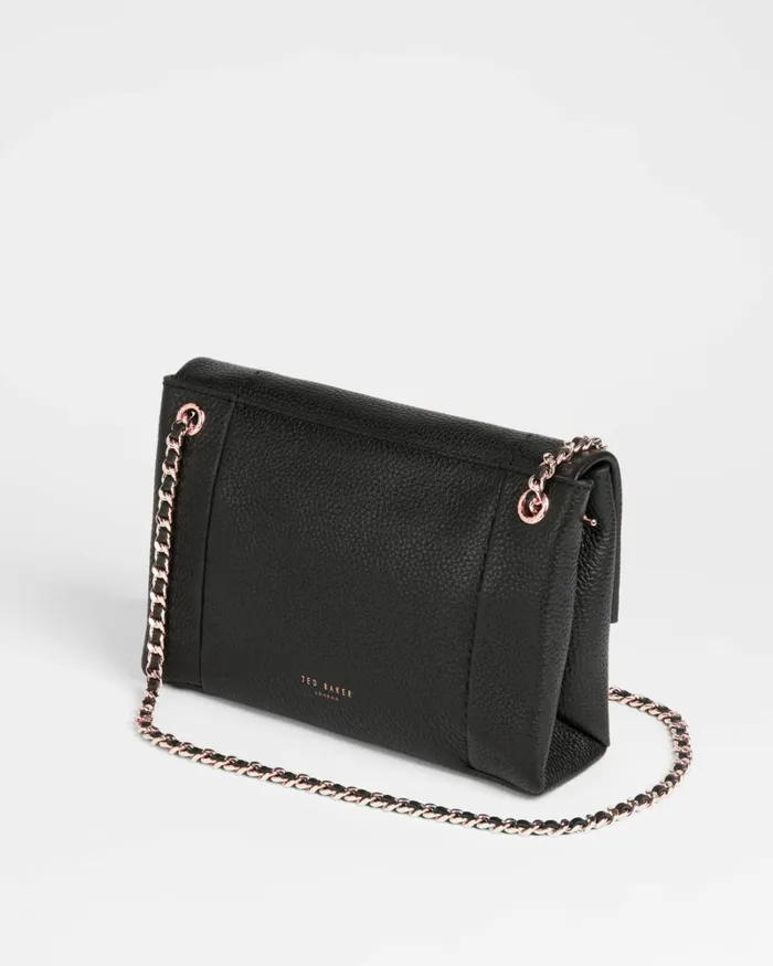 UNLINED SOFT LEATHER XBODY BAG Black Women Ted Baker Bags UNLINED SOFT LEATHER XBODY BAG Black Women Ted Baker Bags