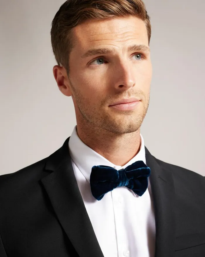 Velvet Bow Tie Turquoise Men Ted Baker Ties and Bow Ties
