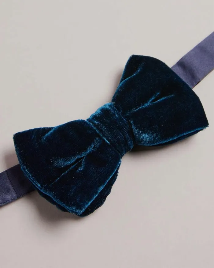 Velvet Bow Tie Turquoise Men Ted Baker Ties and Bow Ties Velvet Bow Tie Turquoise Men Ted Baker Ties and Bow Ties