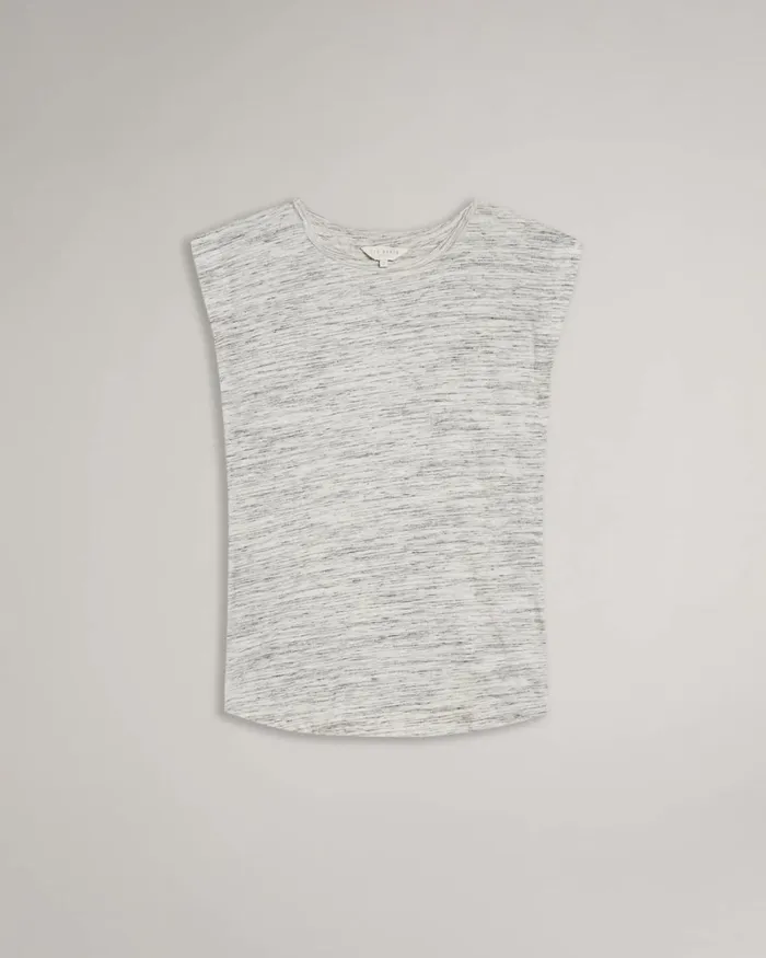 Vest With Shoulder Detail White Women Ted Baker Tops and TShirts