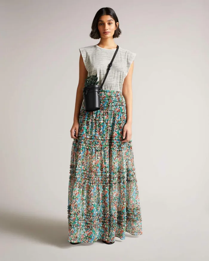 Vest With Shoulder Detail White Women Ted Baker Tops and TShirts Vest With Shoulder Detail White Women Ted Baker Tops and TShirts