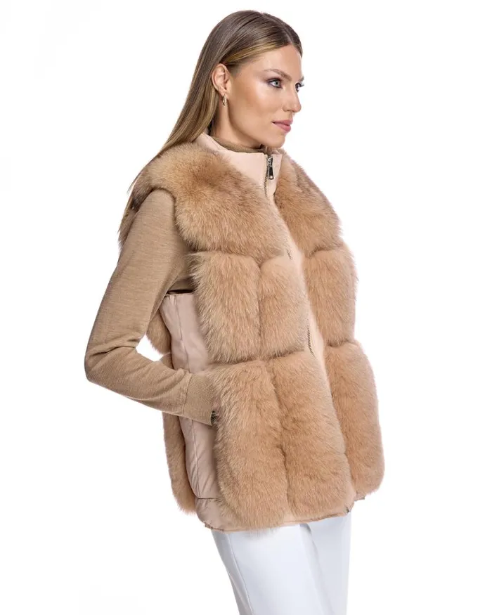 Vests Women039s Maximilian Fox Polyester Vest